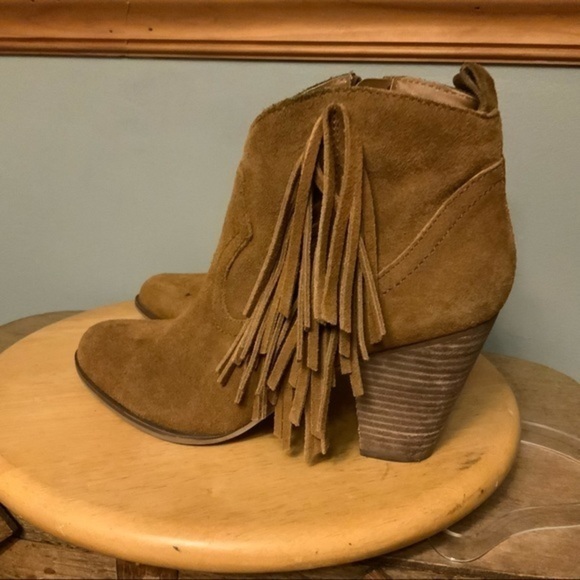 Steve madden Ohio tan suede fringe tassel boot 8 - Picture 5 of 11